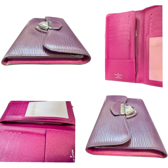 Louis Vuitton | Cassis Epi Eugenie Portefeuille Trifold Wallet - Picture 5 of 13